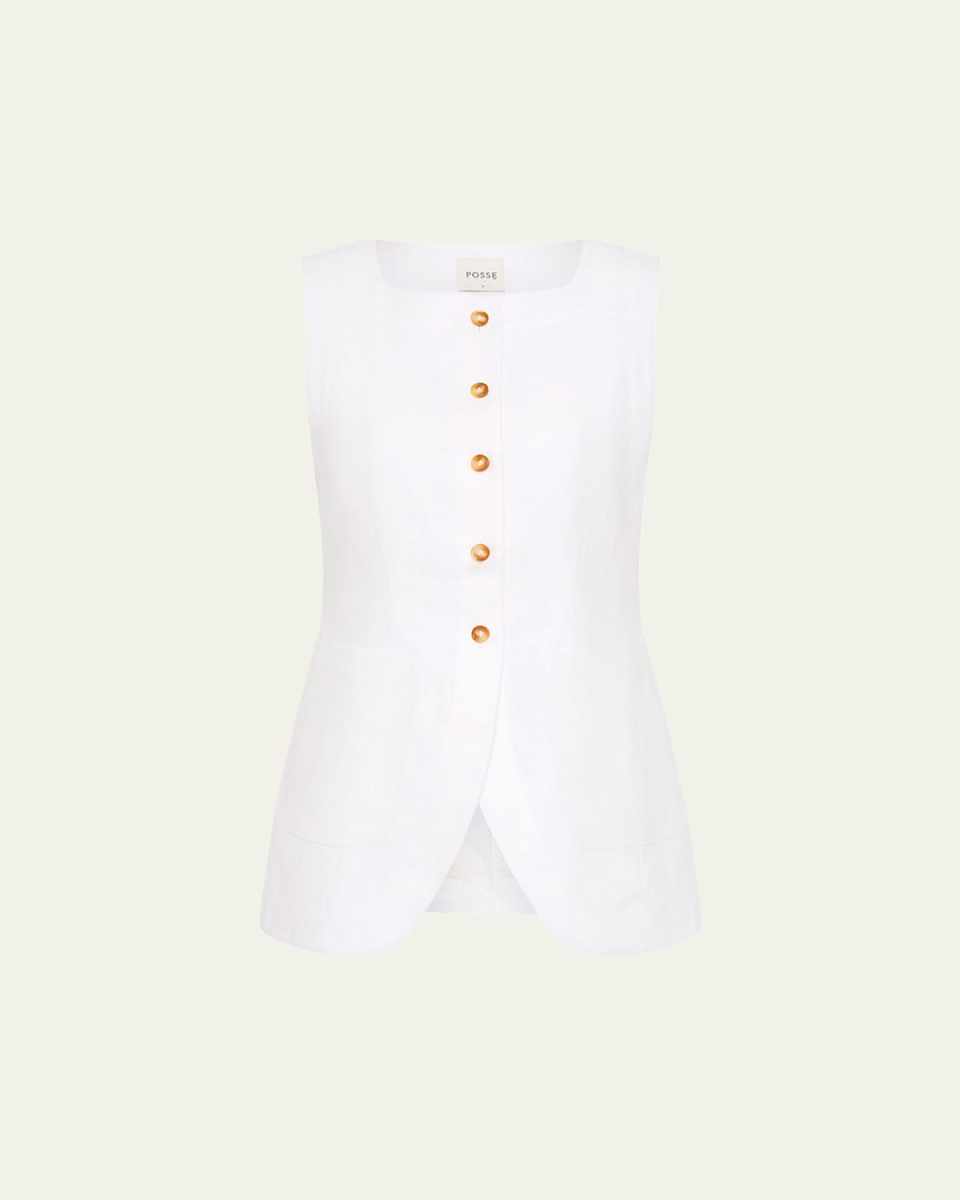 Emma Linen Vest